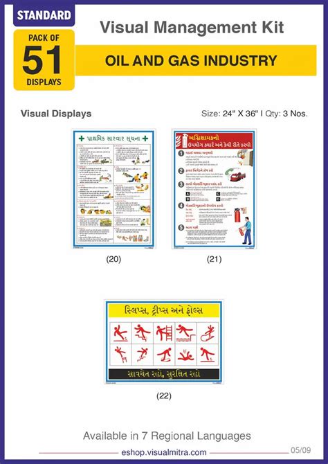 Standard Oil & Gas Industry Visual Management Kit | Comprehensive ...