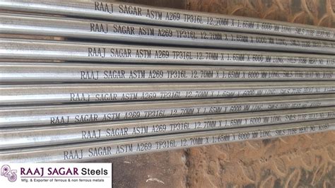 ASTM A269 Grade Tp316l Stainless Steel Seamless Tube | SA269 316l Pipe