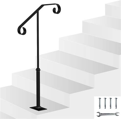 Buy AUC Handrails for Outdoor Steps Stair Railing Kit Safety Staircase ...