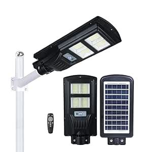 GlowBase Plastic Solar Led Street Light All In One 60 Watt Led Chip ...