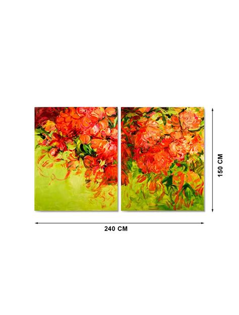 hand painted wall panel-Gardenia Hand Painted Wall Panel-IAAH