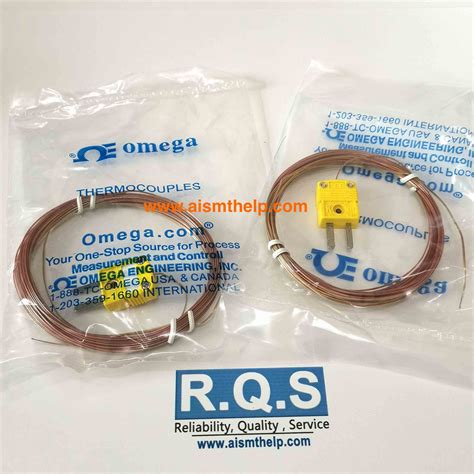 Omega Plug, K-type thermocouples, special temperature measuring wire for profiler / furnace ...