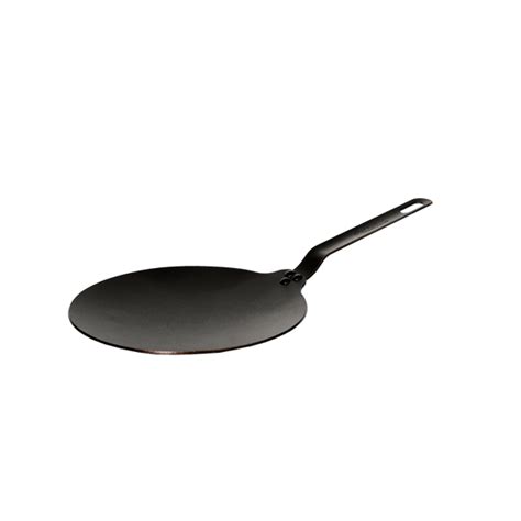 Ultra Premium Carbon Steel Dosa Tawa 10 Inch Curved Pan