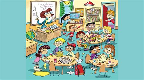 Picture Puzzle IQ Test: Can You Find 6 Hidden Words in This Classroom ...