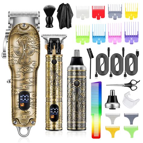 MOTLATA Professional Hair Clipper for Men Electric Hair Trimmer T-Blade ...
