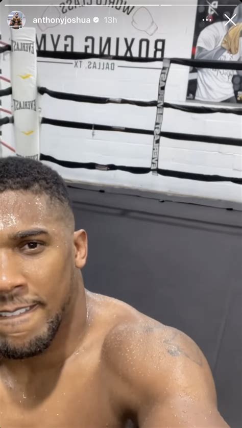 Joshua training at the Derrick James Gym – RingSide24