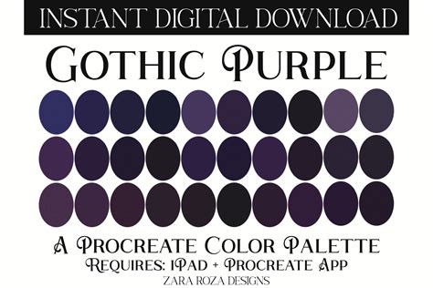 Dark Purple Color Palette