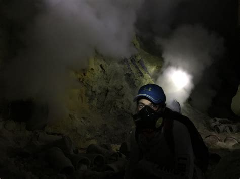 Image result for Kawah Ijen Volcano Exploding Blue Flames