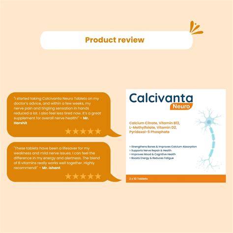 Calcivanta Neuro Vitamin B12 & Methylfolate Tablets | Nerve Health ...