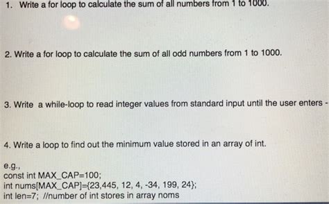 How to Find Sum Using for Loop 的图像结果