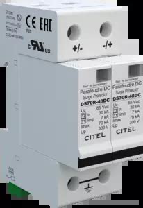 DS72RS-48DC - 1-Pole 48 Vdc surge protector, CITEL