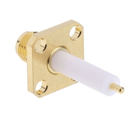 RS PRO | RS PRO, Jack Flange Mount SMA Connector, 50Ω, Solder ...