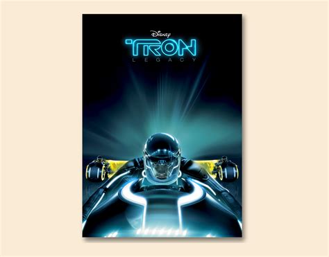 "TRON LEGACY : SAM FLYNN "- Shiny & Sturdy Metallic Poster Art That Po