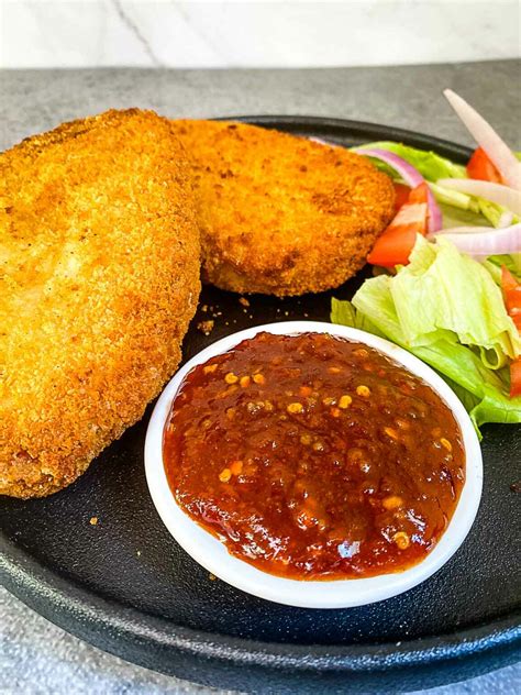 Frozen Breaded Chicken Breast In Air Fryer - Caramel and Spice