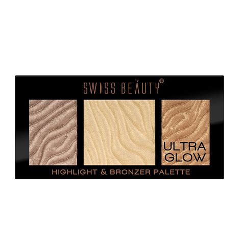 Buy Swiss Beauty Ultraglow Highlighter & Bronzer Palette for Face ...