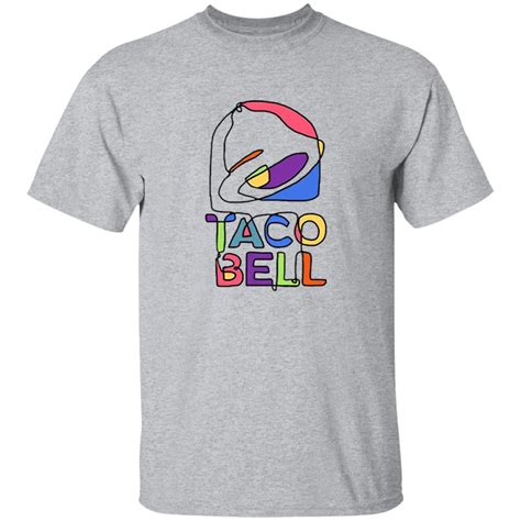 Taco Bell Merch Taco Bell Trippy Logo Shirt - Tiotee