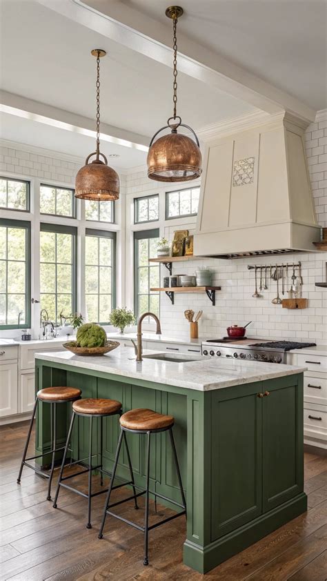 15 Eye-Catching Dark Green and Gold Kitchen Ideas to Try
