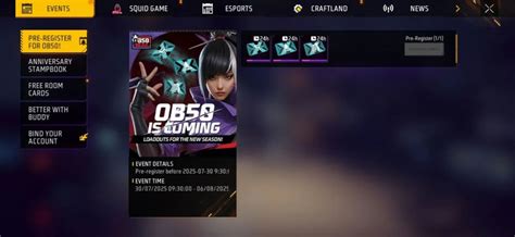 Free Fire MAX OB50 Pre-Reg Opens Today: How To Download