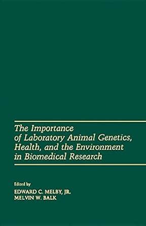The Importance of Laboratory Animal Genetics : Amazon.in: Books