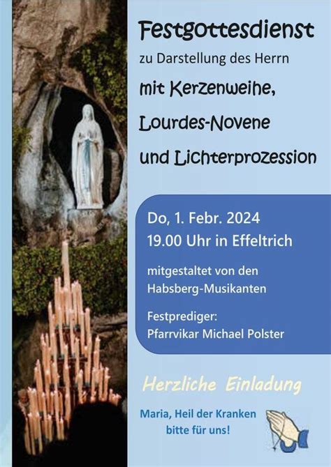 Festgottesdienst zur Darstellung des Herrn, Wehrkirche, Pfarrei St ...