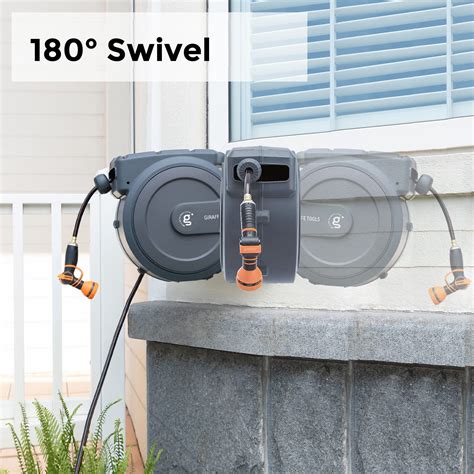 Snapklik.com : Giraffe Tools AW25 1/2MB Retractable Garden Hose Reel 1/ ...