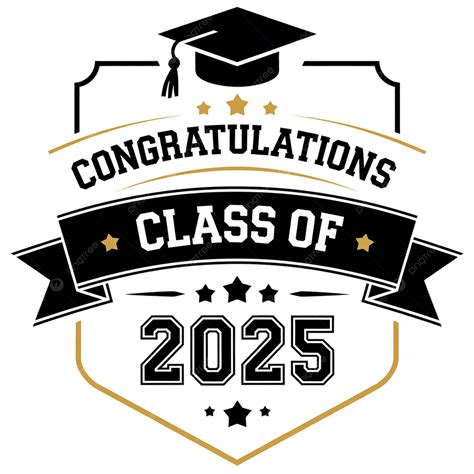 Black And Gold Class Of 2025