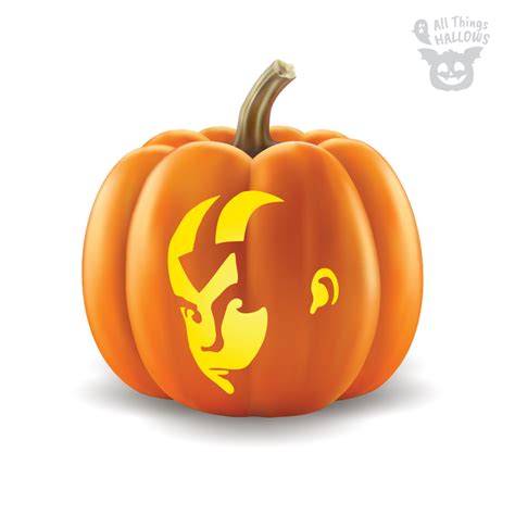 Avatar Aang Pumpkin Stencil - Allthingshallows.com – AllThingsHallows