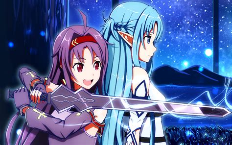 Download Asuna Yuuki Yuuki Konno Anime Sword Art Online II HD Wallpaper
