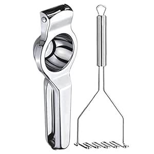 Oc9 Stainless Steel Lemon Squeezer/Hand Juicer & Potato Masher/Pav ...