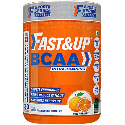 Buy Fast&Up Supplements - Bcaa, For Muscle Recovery, Tangy Orange ...
