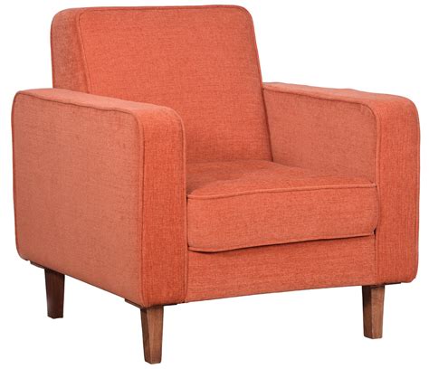 Forzza Glasgow Single Seater Sofa (Rust) : Amazon.in: Home & Kitchen