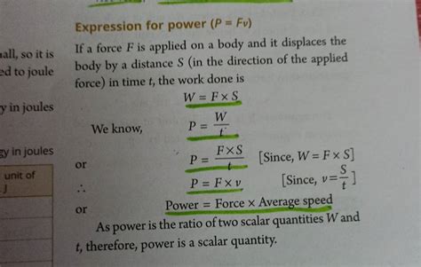 Image result for Power Formula Using Force
