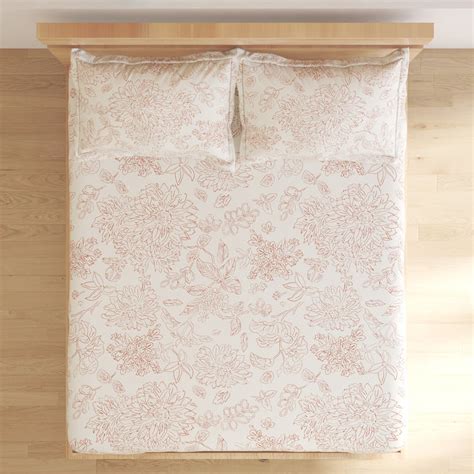 Buy Oxford Puritan Cotton 144TC Printed 3Pcs King Fitted Bedsheet Set ...