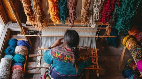 Traditional Weaving Process Image 的图像结果