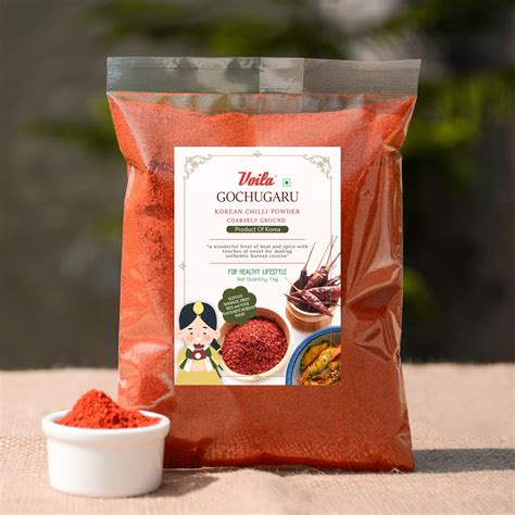 Buy Voila Korean Gochugaru Chilli Powder 1 kg | Coarsely Ground ...