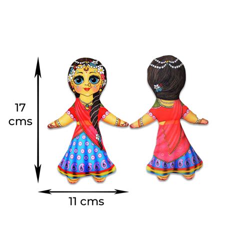 Radha Krishna Plush Cotton Washable Dolls Pack Of 2 – Desi Toys