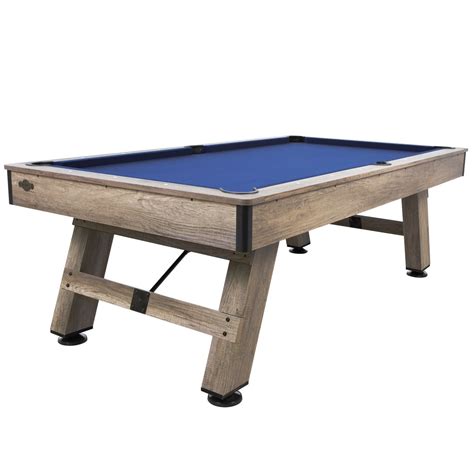 AMERICAN LEGEND 90" Brookdale Pool Rustic Finish Modern Billiard Table