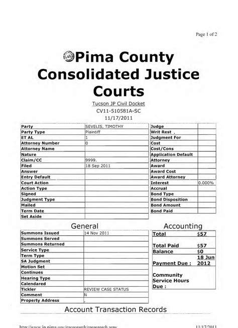 WeidnerApartment HomesHorrorStory: Pima County Consolidated Justice ...