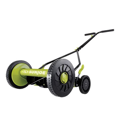 Sun Joe MJ503M Manual Reel Mower , 14-in , Quad Wheel , 9-Position ...