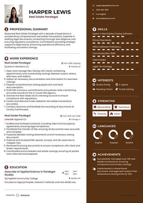 10+ Real Estate Paralegal Resume Samples & Templates for 2025