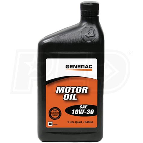 Generac 0J5139 10W30 Engine Oil 1 Quart