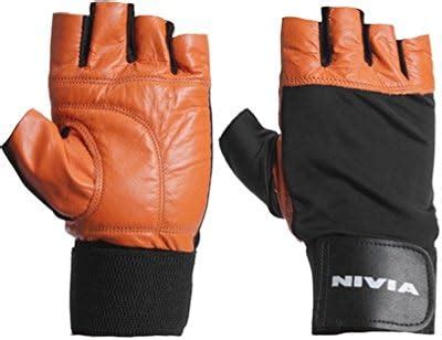Buy Nivia Gym Gloves With Wrist Large (Black/Orange) Online at Low ...