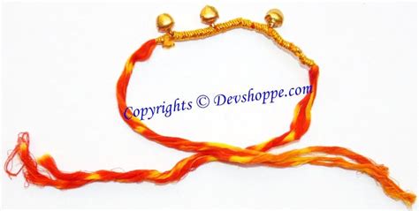 Raksha Sutra (Mouli / Kalawa) with ghungroo - set of 12 pieces – Devshoppe