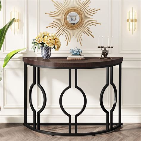 Amazon.com: Tribesigns Half Moon Console Table for Entryway, 43 Inch ...