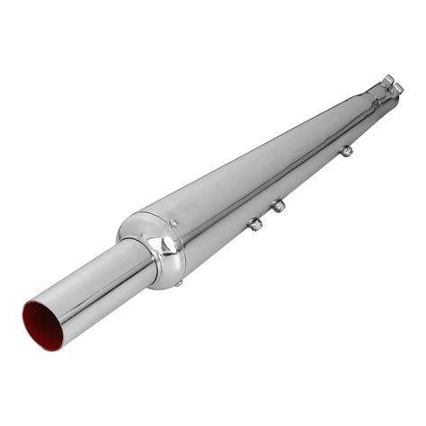 WORDZ Goldstar/Gold Star Glasswool Chrome Exhaust silencer for Bike ...