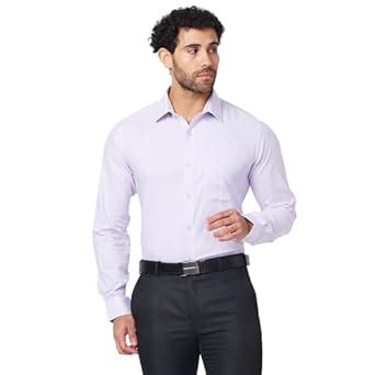 Raymond Men's Slim Fit Pure Cotton Structure Pattern Semi Cutaway ...