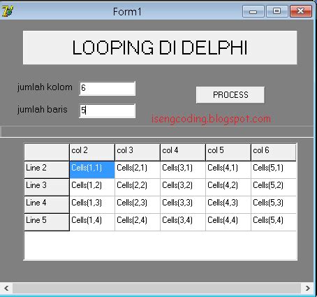 Image result for Delphi Looping Structure