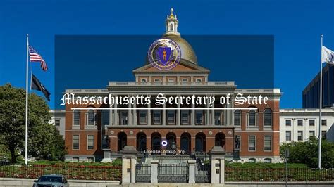 Secretary of State Massachusetts | License Lookup