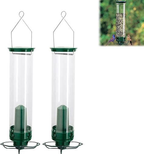 Amazon.com : Squirrel-Proof Spinning Wild Bird Feeder, Portable Plastic ...