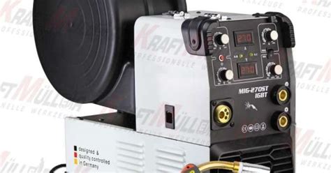 MIG MAG Inert gas welding machine 270A, MIG 270 ST IGBT KRAFTMULLER ...